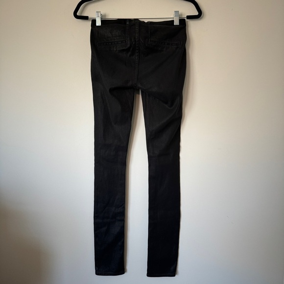 Helmut Lang Coated Grey Black Skinny Jeans 25 - Picture 3 of 8
